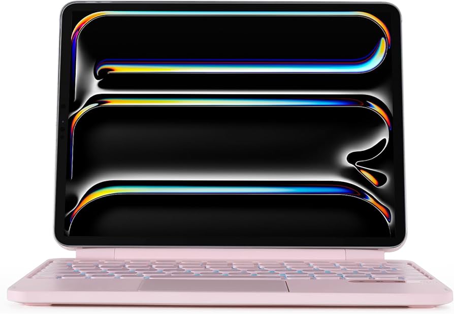 Amazon.com: LENRICH Magic Keyboard Case for iPad Pro 11 inch M4/M5