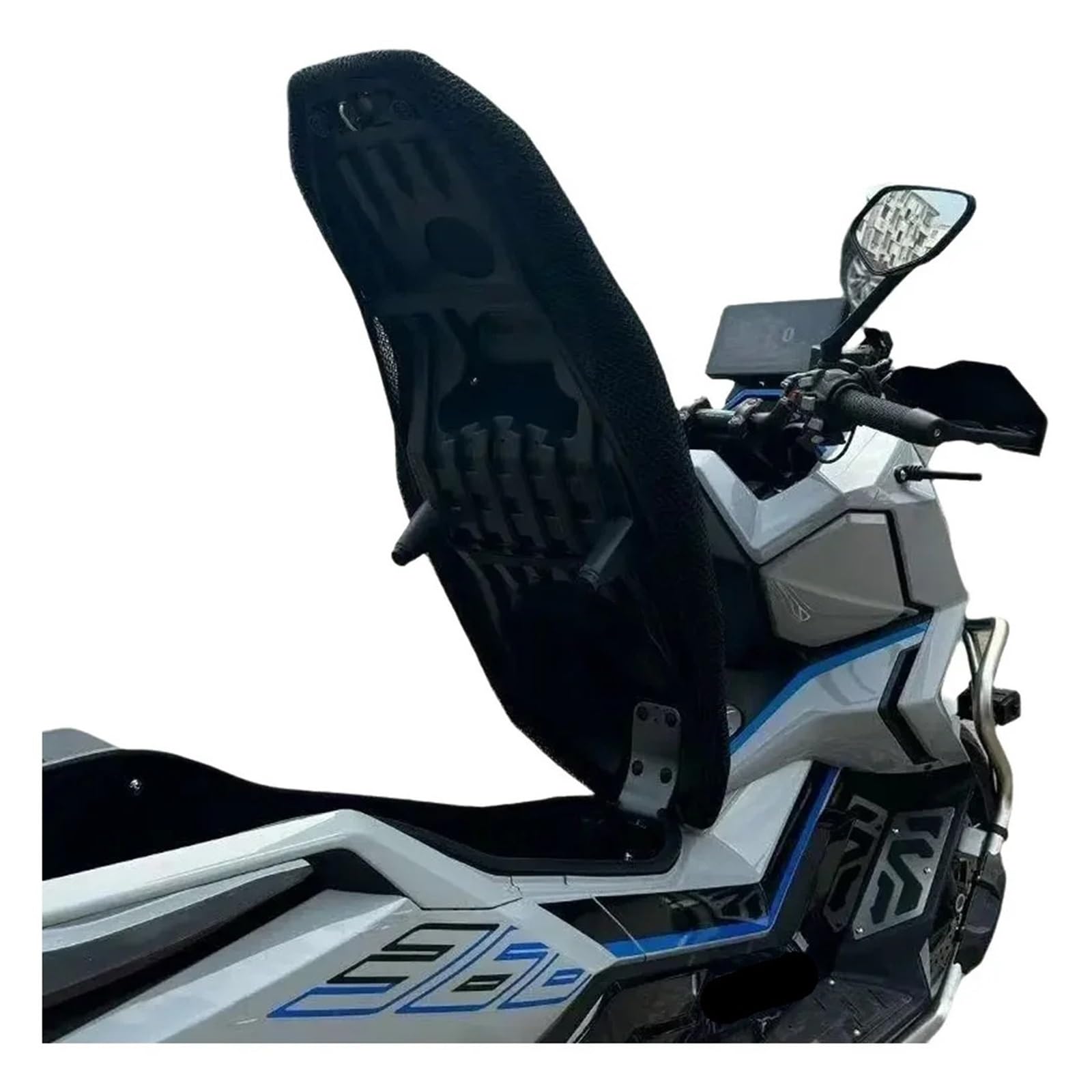 Coprisella Per ZONTES 368G/368K Coprisedile Moto Rete A Nido D'ape | Per ZONTES 368G/368K Coprisedile Per Moto Maglia A Nido D'ape Protezione Solare Antiscottatura