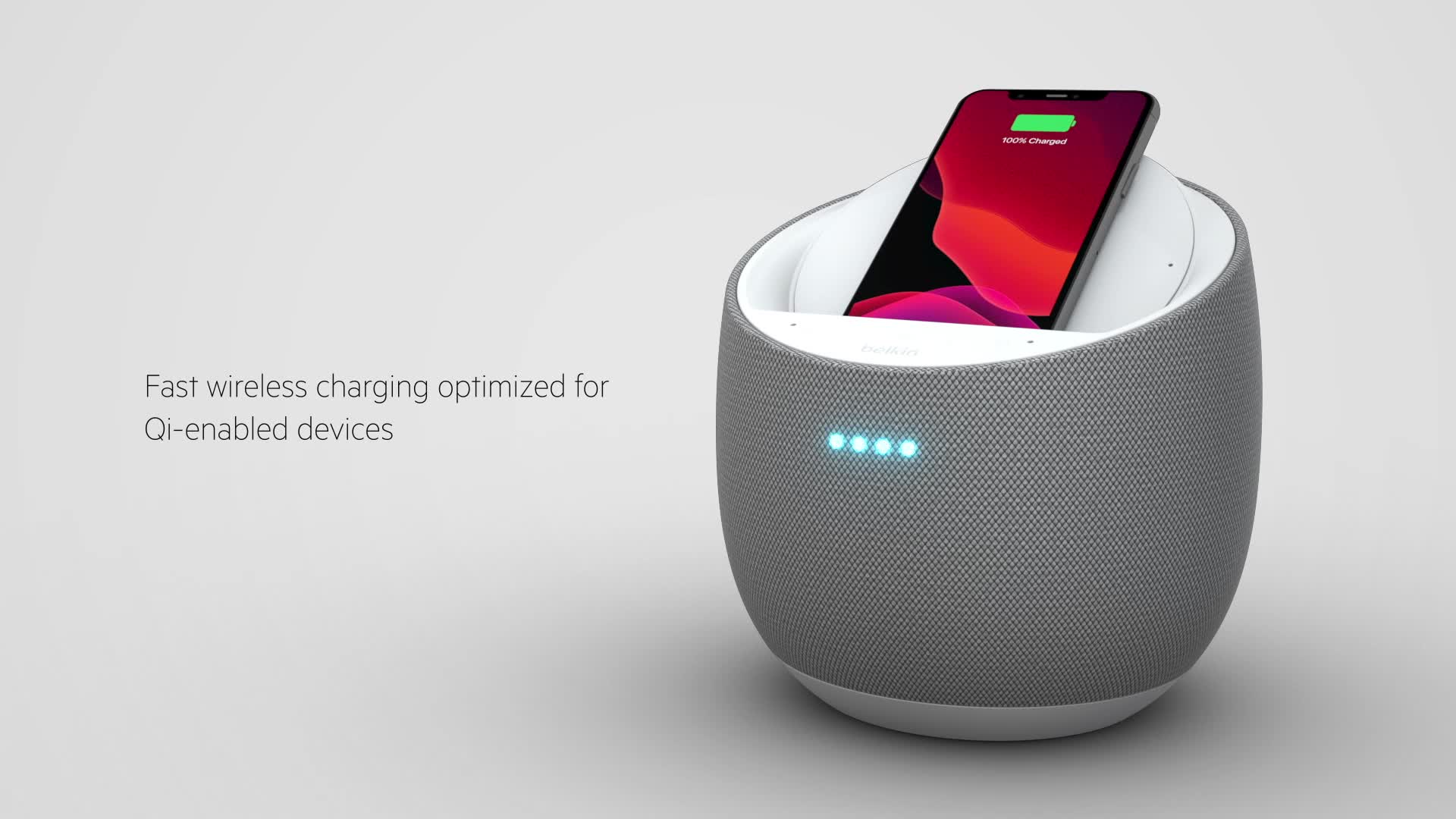 Belkin SoundForm Elite Hi-Fi Smart Speaker + Wireless Charger