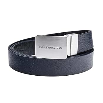 EMPORIO ARMANI ブラックレザーベルト レザーベルト EMPORIO ARMANI アルマーニ ベルト ギフト用