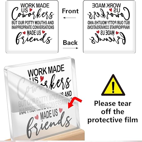 Miniatura 3 de Coworker Leaving Gift for Women Retirement Leaving - Regalos de despedida para compañeros de trabajo, I Used to Work with Absolute Legends - Placa