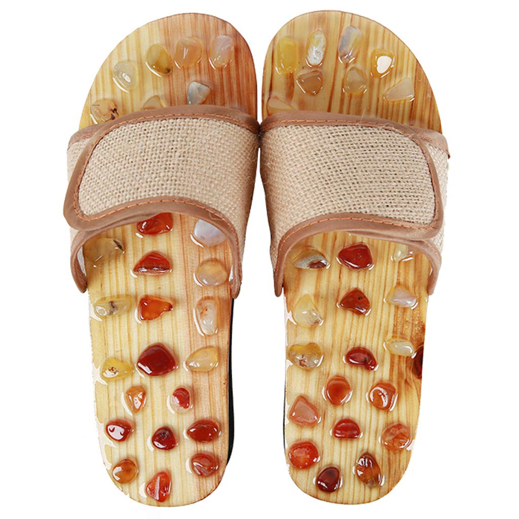Fußmassage Hausschuhe Fußpflege Schuhe Akupressur & Reflexzonenmassage Massage Sandalen selbst verstellbares Design rutschfeste Sohle fördern die Durchblutung