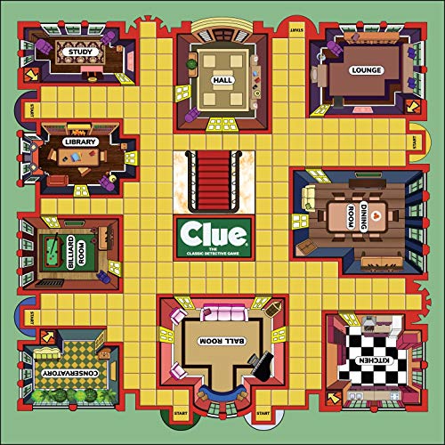 Vinilo Decorativo Clue Juego de Mesa Clásico 25.4x25.4 cm miniatura 1