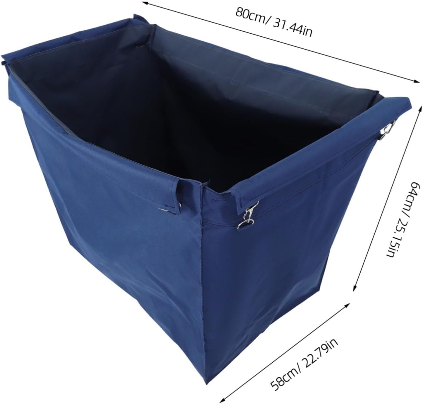 Waterproof Laundry Cart Replacement Liner Bag - Durable Oxford Cloth Laundry Basket Liner for Hotels, Cleaning Cars, and Home Use - Removable Blue Storage Bag