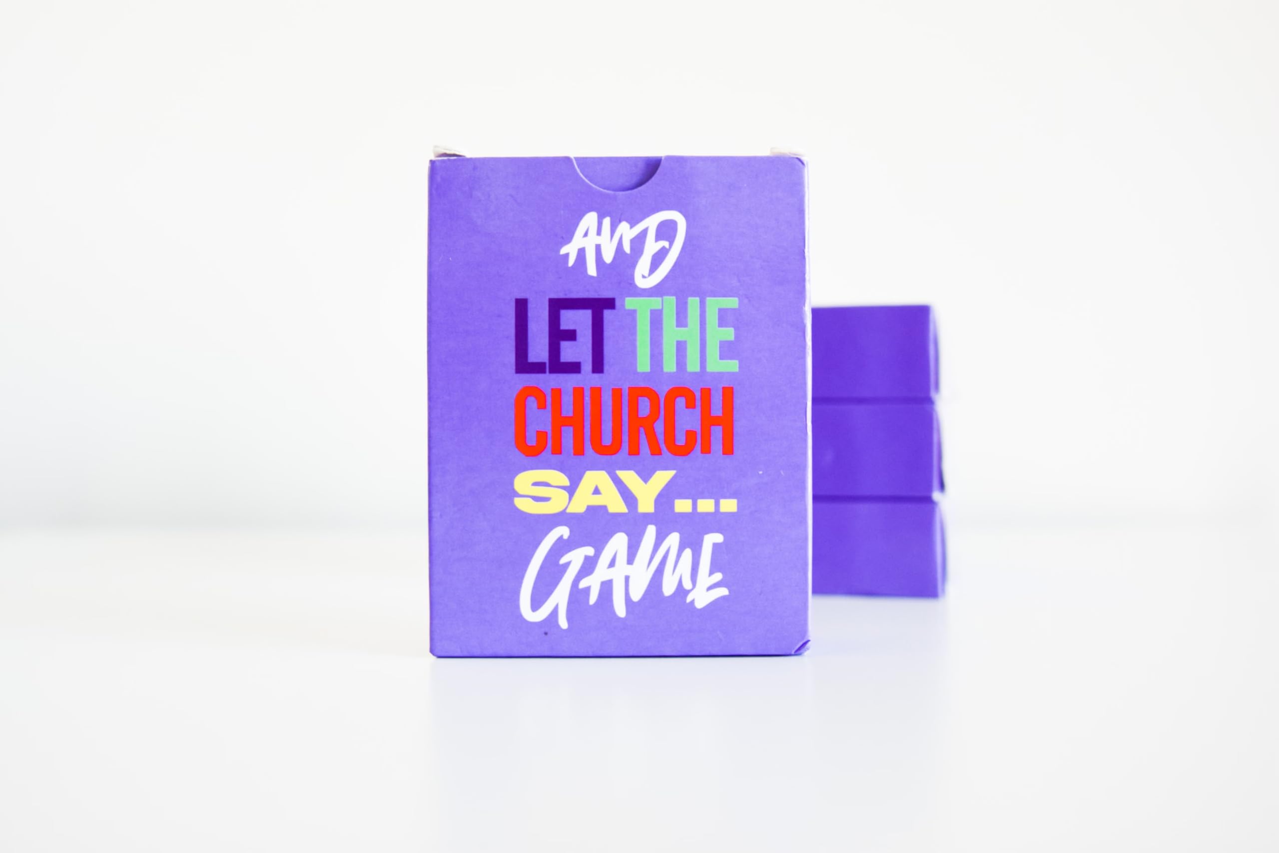 And Let The Church Say Game: Fun Conversation with Thought Provoking Topics Where You Shout Amen or I Rebuke That|Parties|Chrisitan Cards|Game Night