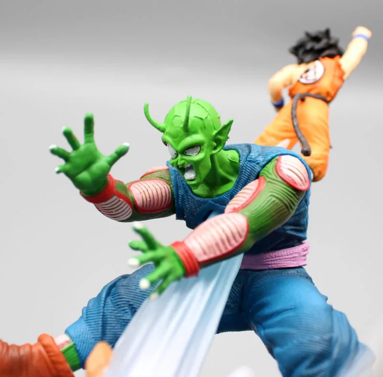 Grande Figurine Dragon Ball Z – Son Goku VS Piccolo – 22 Cm – PVC – Boîte Scellée