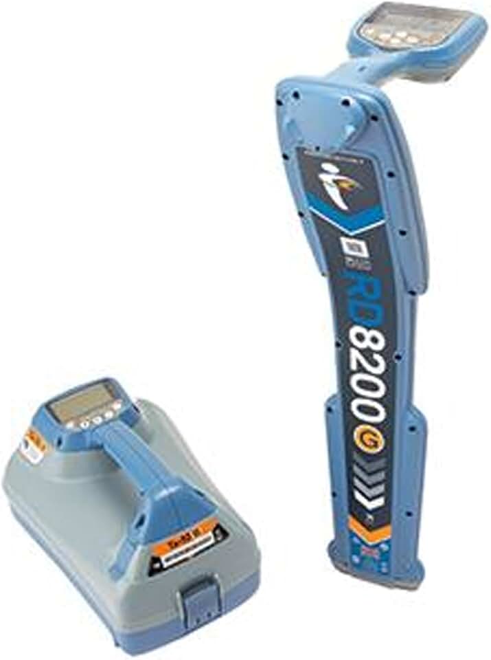 RD8200-E Utility Cable Locator and Pipe Detection Receiver, Precision Ground Penetrating Electronic Instrument