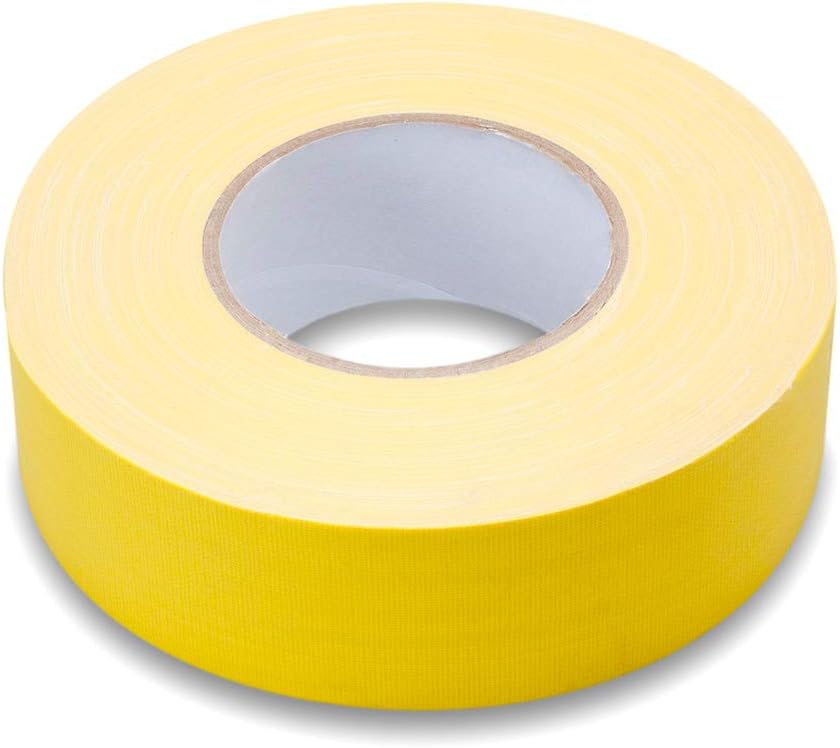 Hosa GFT-447YE-BULK Gaffer Tape, Yellow, 2 Inches x 60 Yards