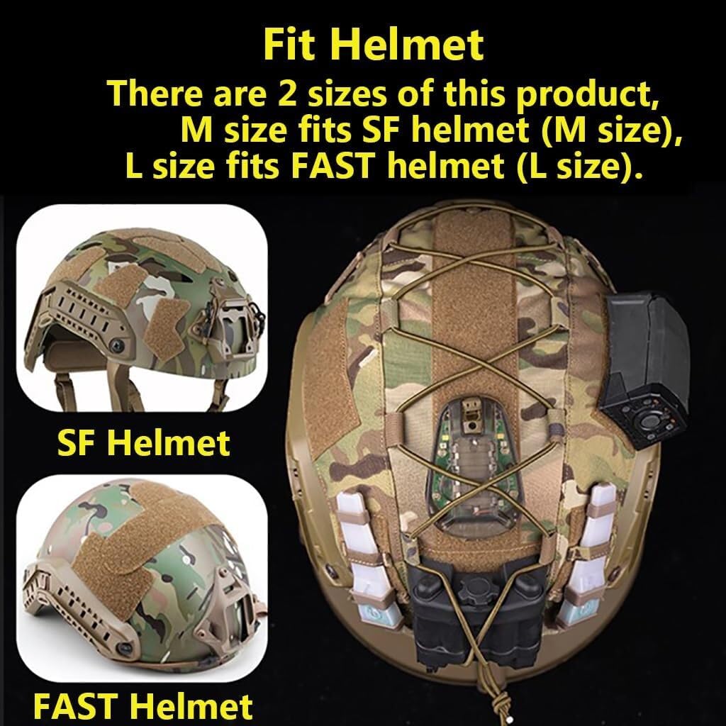Multicam Helmbezug Für SF FAST-Helme – Elastisch, Tarnend & Verstellbar