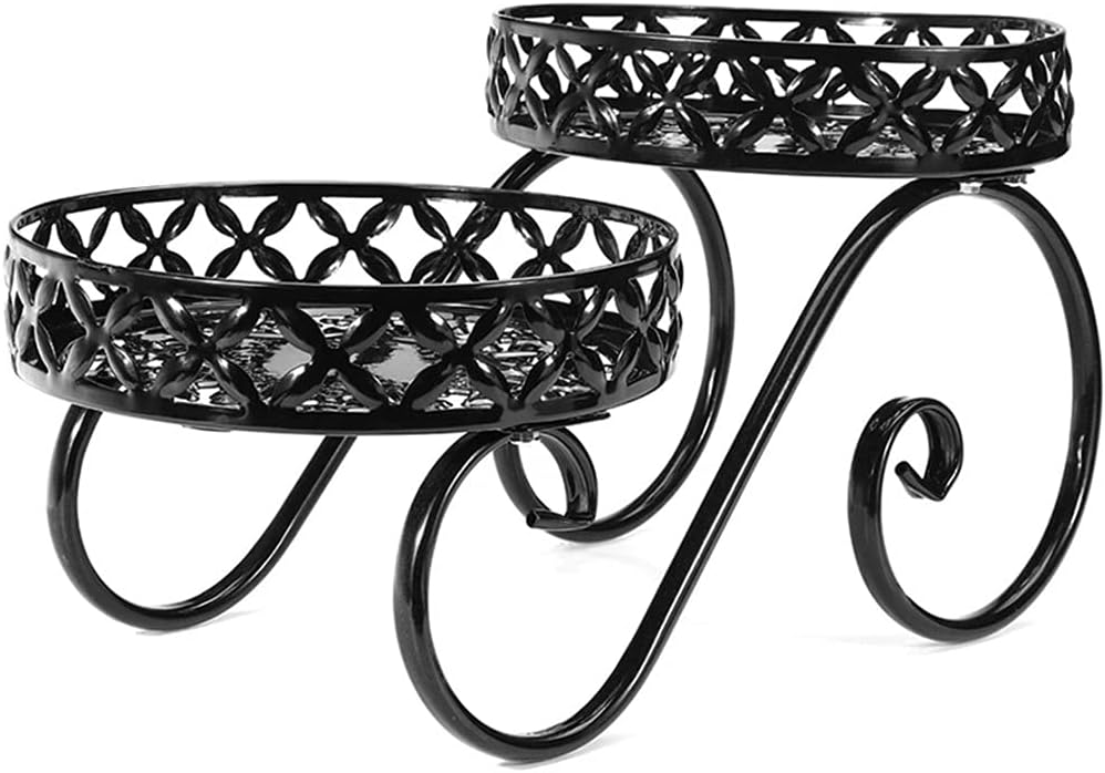 Flower Stand Balcony Iron Flower Rack Metal Holder Garden Patio Shelves for Plant Flower Pot Rack