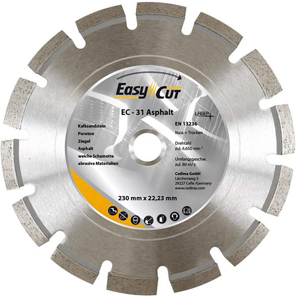 Disco diamantato EC-31 125x2 1x10x22 23mm