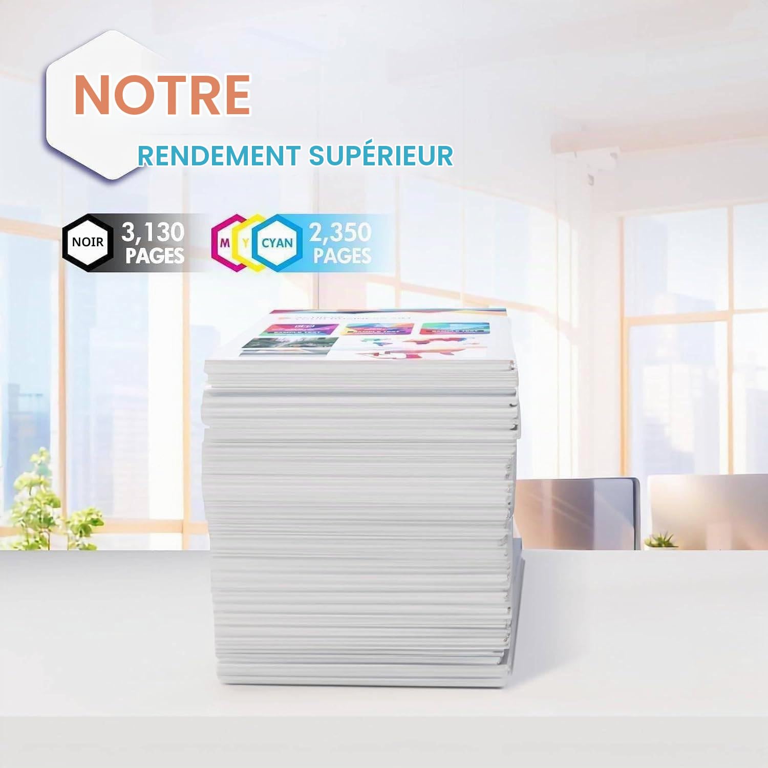 067H 067 Toner Compatible pour Canon 067H i-SENSYS MF655CDW Toner