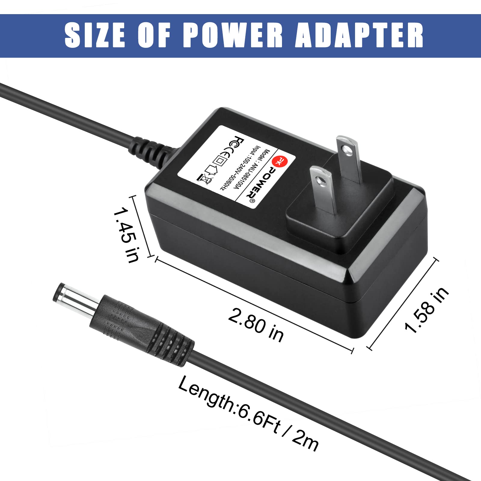 AC/DC Adapter Compatible For Seagate FreeAgent Desk 1TB 9ZC2AG-501 Wall - Foto 4