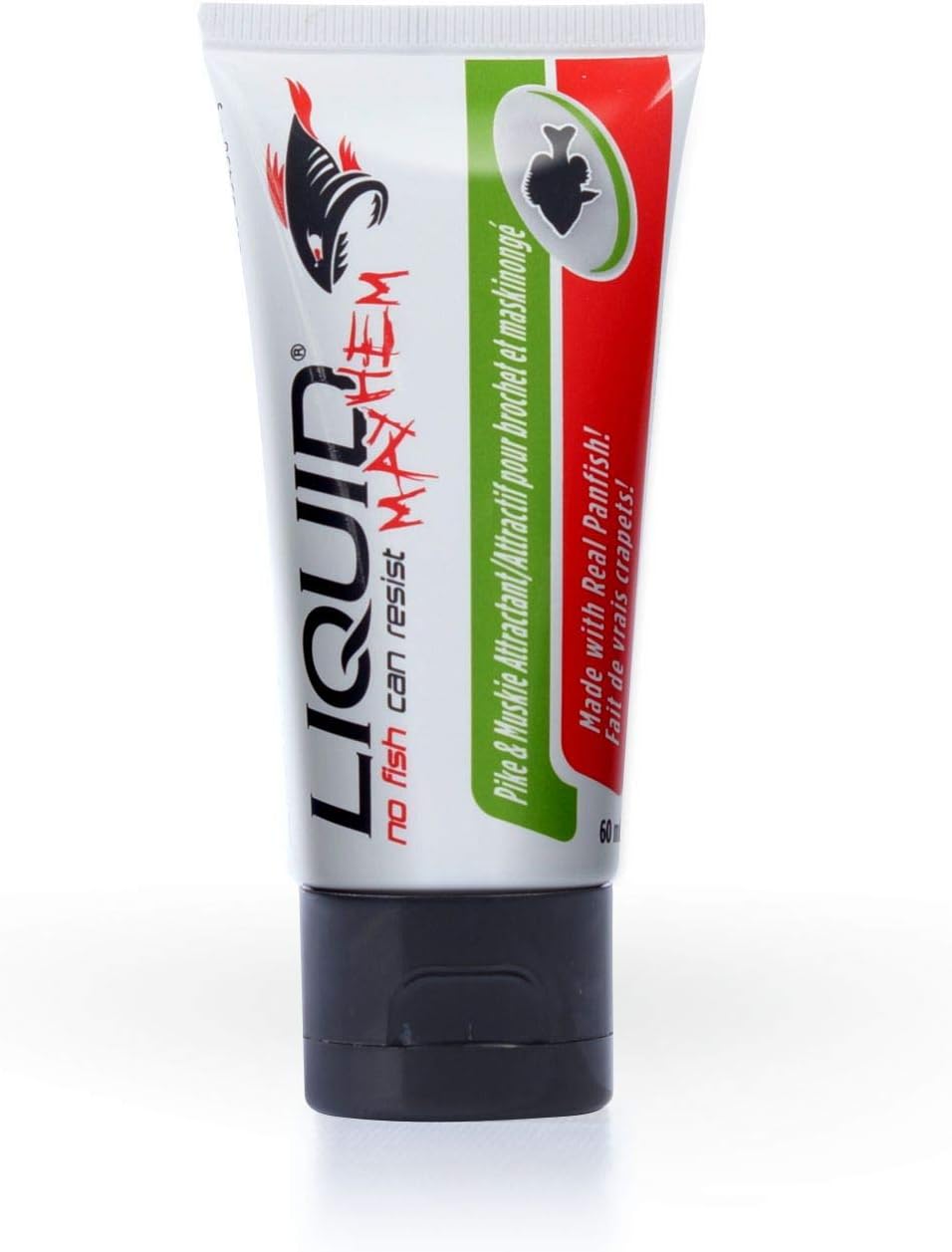 Pike and Musky Fishing Attractant 60 ml Tube. Made with Real Panfish and Infused with Bite Stimulants. Blended Into a Powerful Sticky Matrix That Stays on Your Fishing Lure. By Liquid Mayhem : Sports & Outdoors