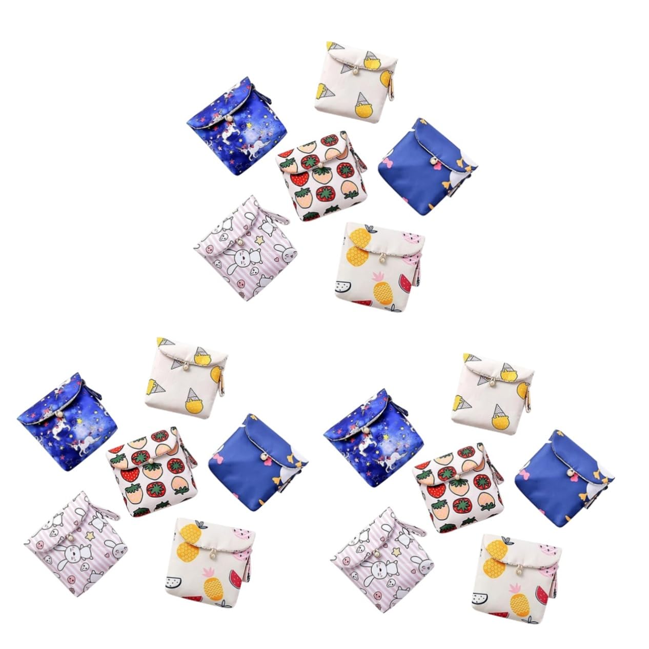 FOMIYES Assorbenti Igienici E Monete Pouches Multifunzione Design Creativo E Pratico Per Privati