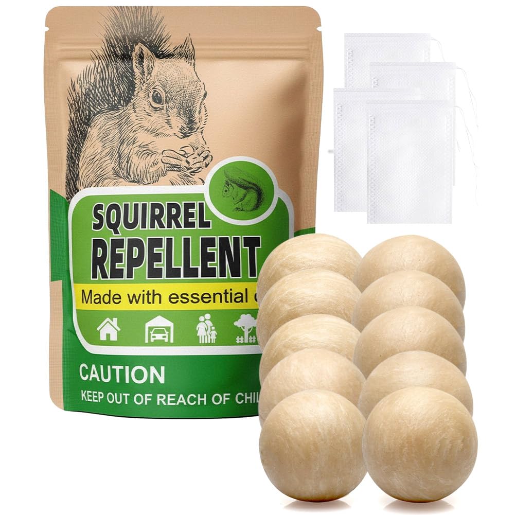 AUDQQM Squirrel Repellent 10 Count