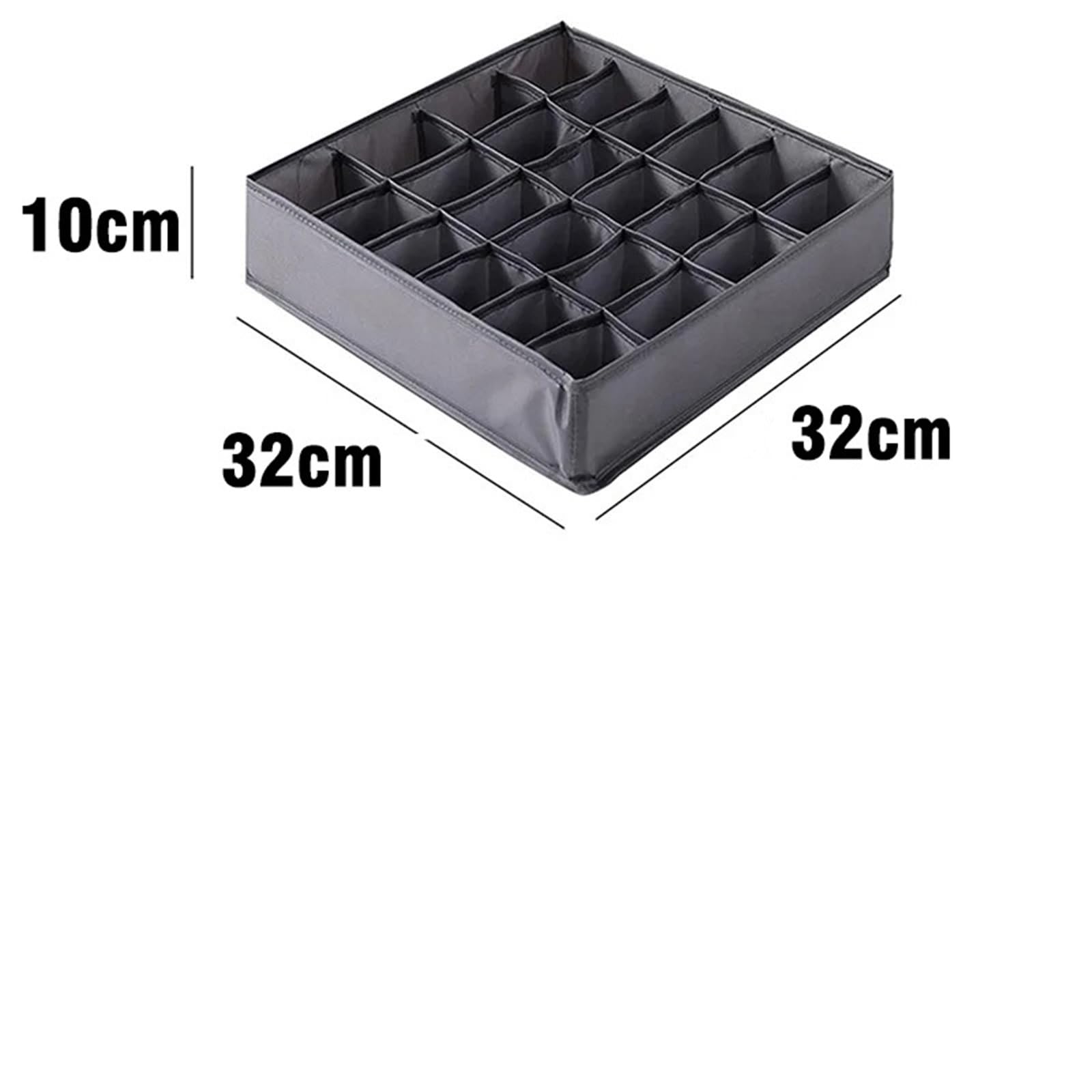 2 pezzi di biancheria intima, reggiseni, calzini, scatola portaoggetti, organizer for cassetti Per Cassetti(24grids-gray)