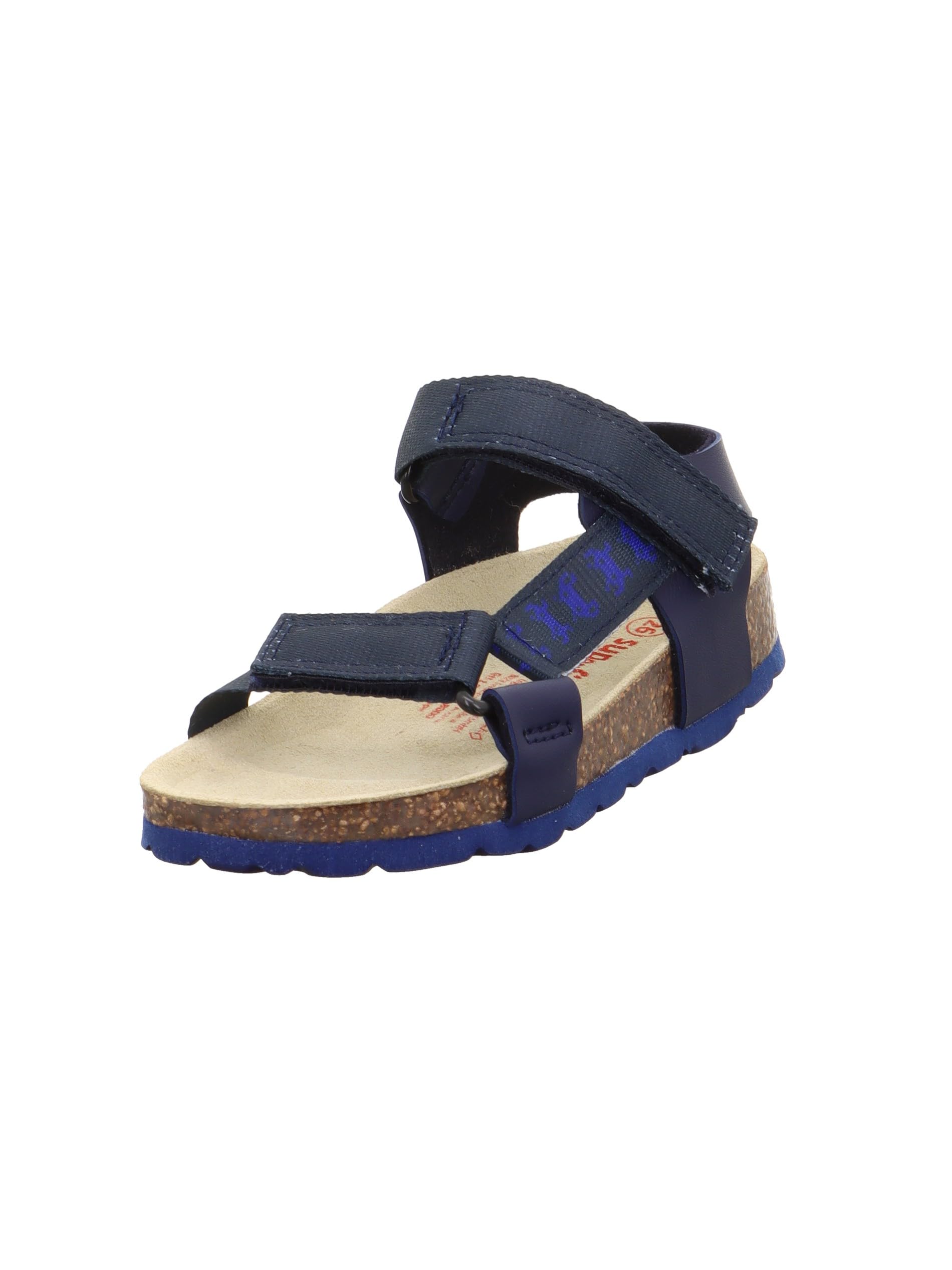 Superfit FUSSBETTPANTOFFEL, Mule, blau 8000,