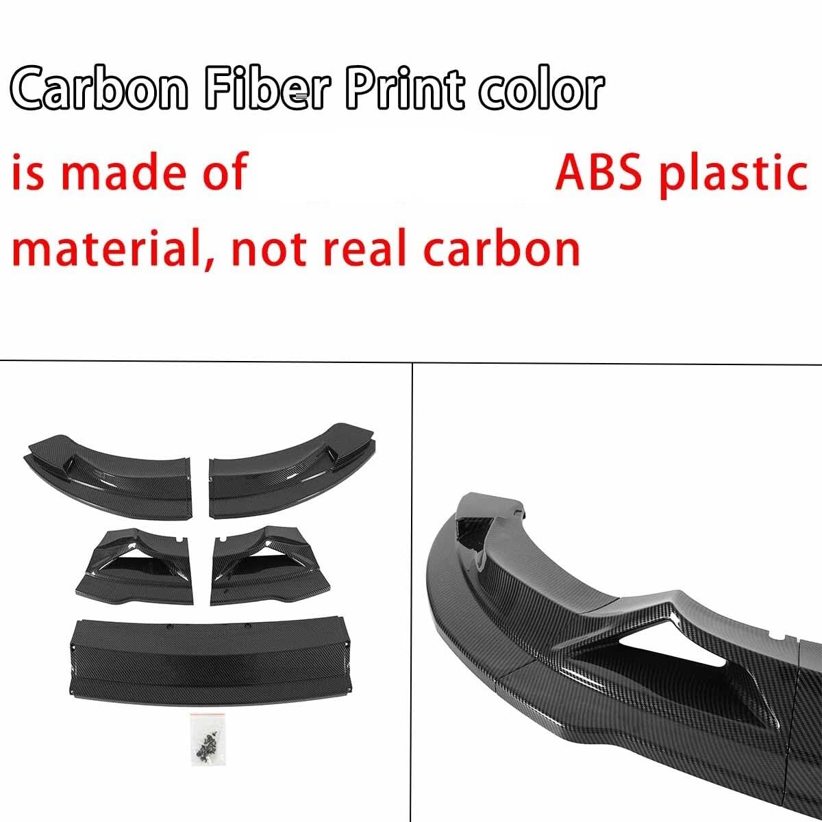 Do BMW F80 M3 F82 M4 Carbon Fiber Przedni zderzak