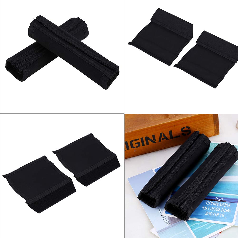 Tiiyee Copri Maniglia Passeggino, Ringhiera Protezione Manubrio Passeggino Manico Universale Bracciolo Manicotto Anti Nylon Polvere Manopole per Coprimanopole La Maggior Parte dei Passeggini Nero