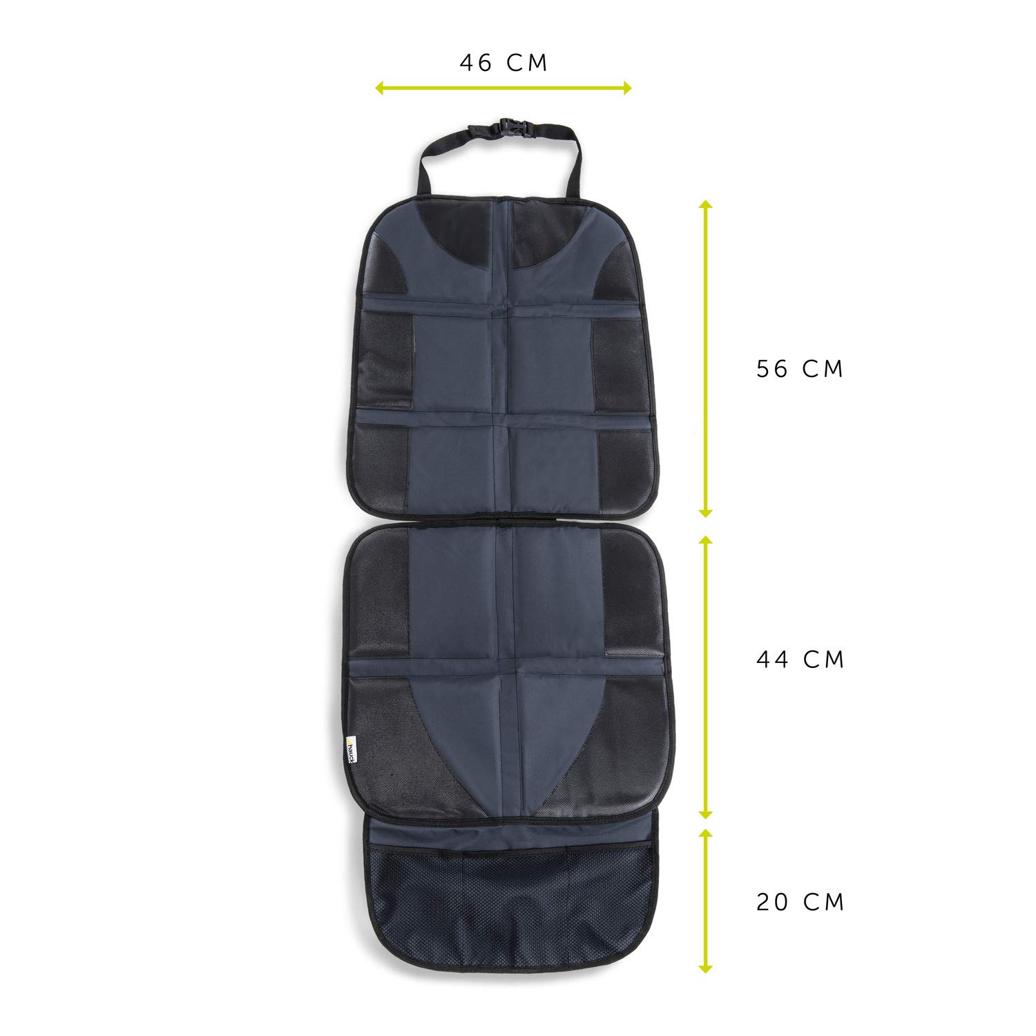 hauck Sit on Me Deluxe Schwarz Universal Kindersitzunterlage Autositzschoner 120 x 46 cm Isofix Wasserabweisend