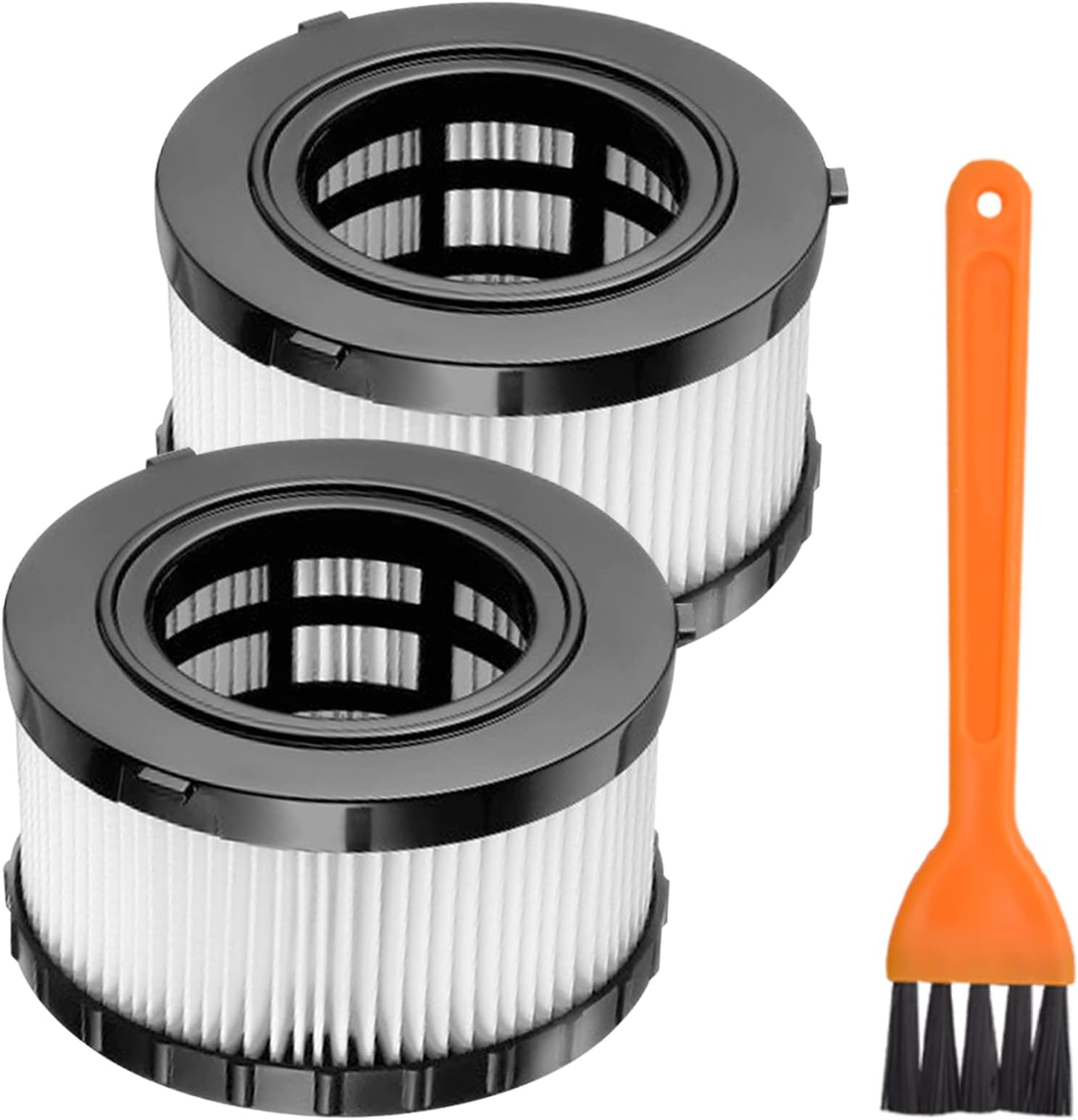 2 Pack HEPA Filter Replacement Compatible with DEWALT Wet Dry Vacuum DC5151H DC515 DCV517 DCV517B-with 2 Cleaning Brushes by Beilan