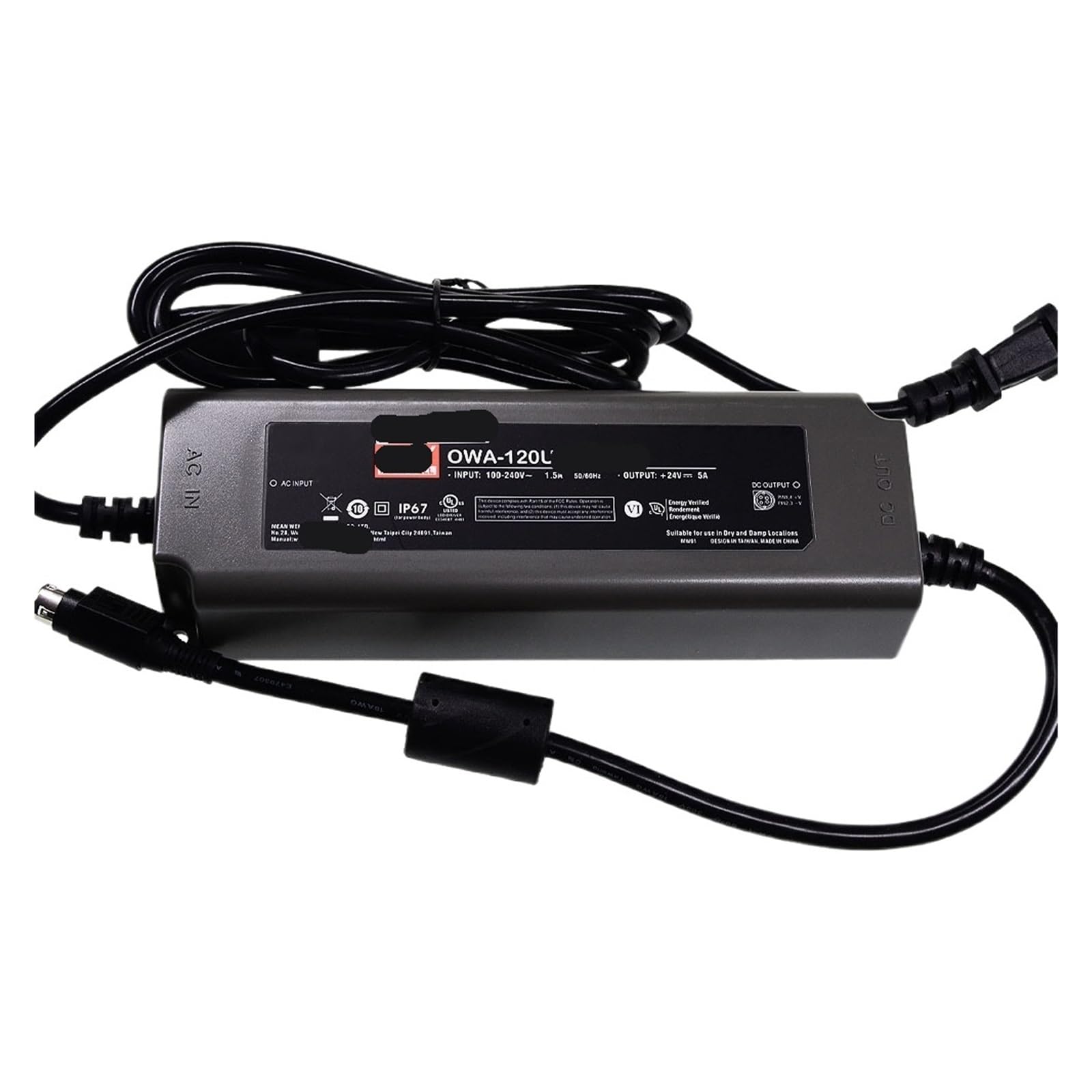 Alimentation LED OWA-120U-54 Mean Well 120W pour éclairage extérieur étanche