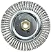 Weiler 79815 6" Dually Root Pass Weld Cleaning Brush.020" Stainless Steel Wire Fill, 5/8"-11UNC Double-Hex Nut, Made in The USA (Pack of 5)