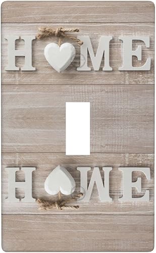 Placa de pared para el hogar, cubierta de interruptor de luz decorativa de una sola banda, cubierta abstracta moderna para dormitorio, cocina,