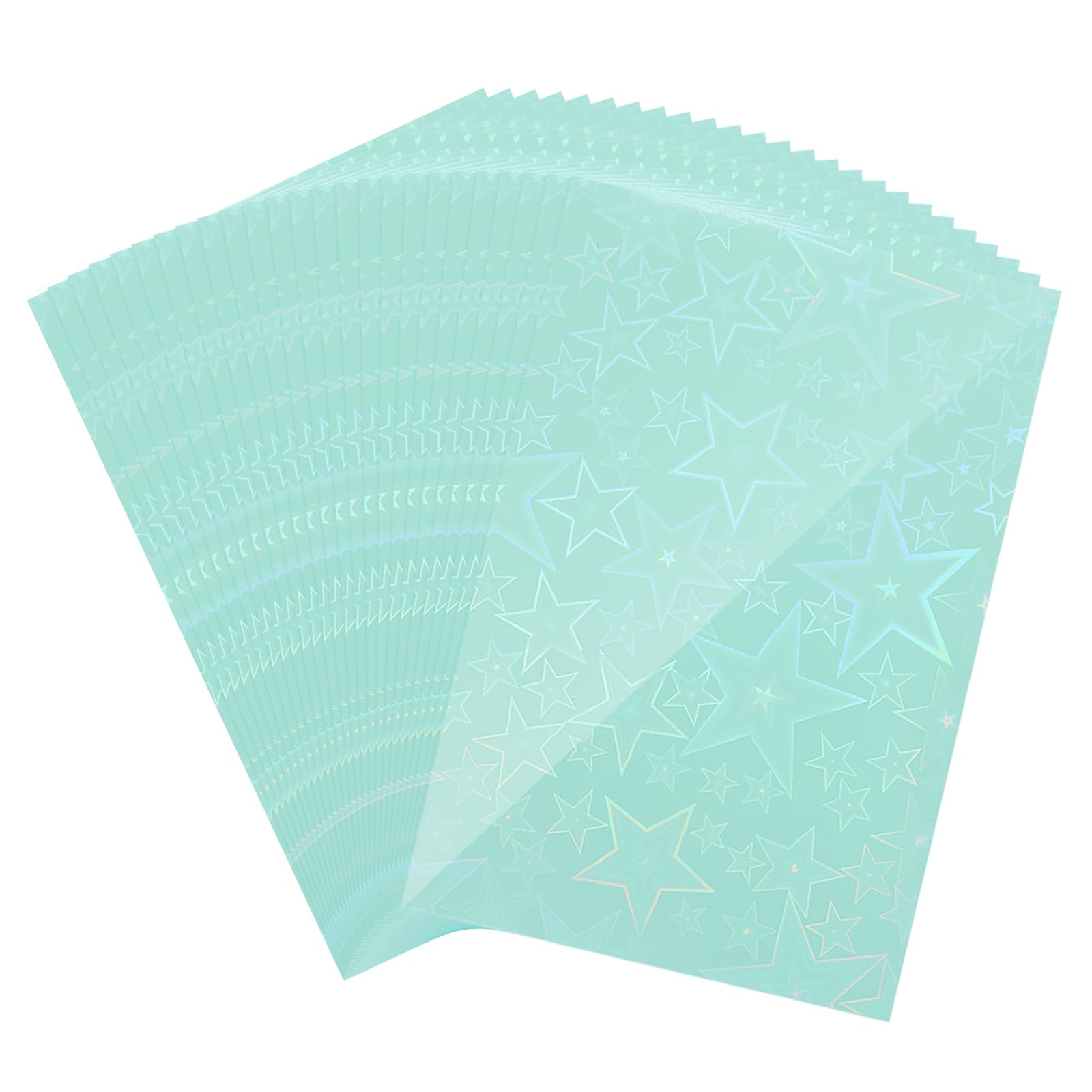 Fundas para tarjetas de fotos coleccionables uxcell y protector de fotos verde láser de 50 piezas