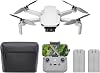 Combo DJI Mini 4K con cámara, drone con cámara 4K UHD para adultos, menos de 249 g, estabilización de 3 ejes, transmisión de video de 10 km, retorno automático, 2 baterías para 62 min de vuelo máximo, QuickShots 1