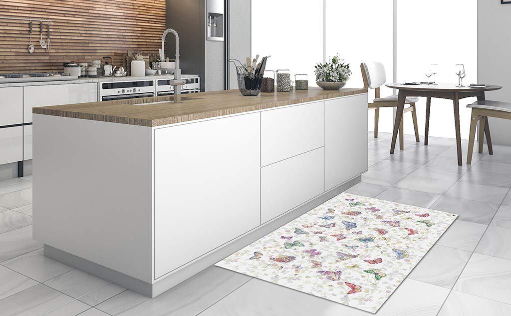Tappeto in vinile con motivi a mattonelle multicolore, 50x80 cm LISBOA