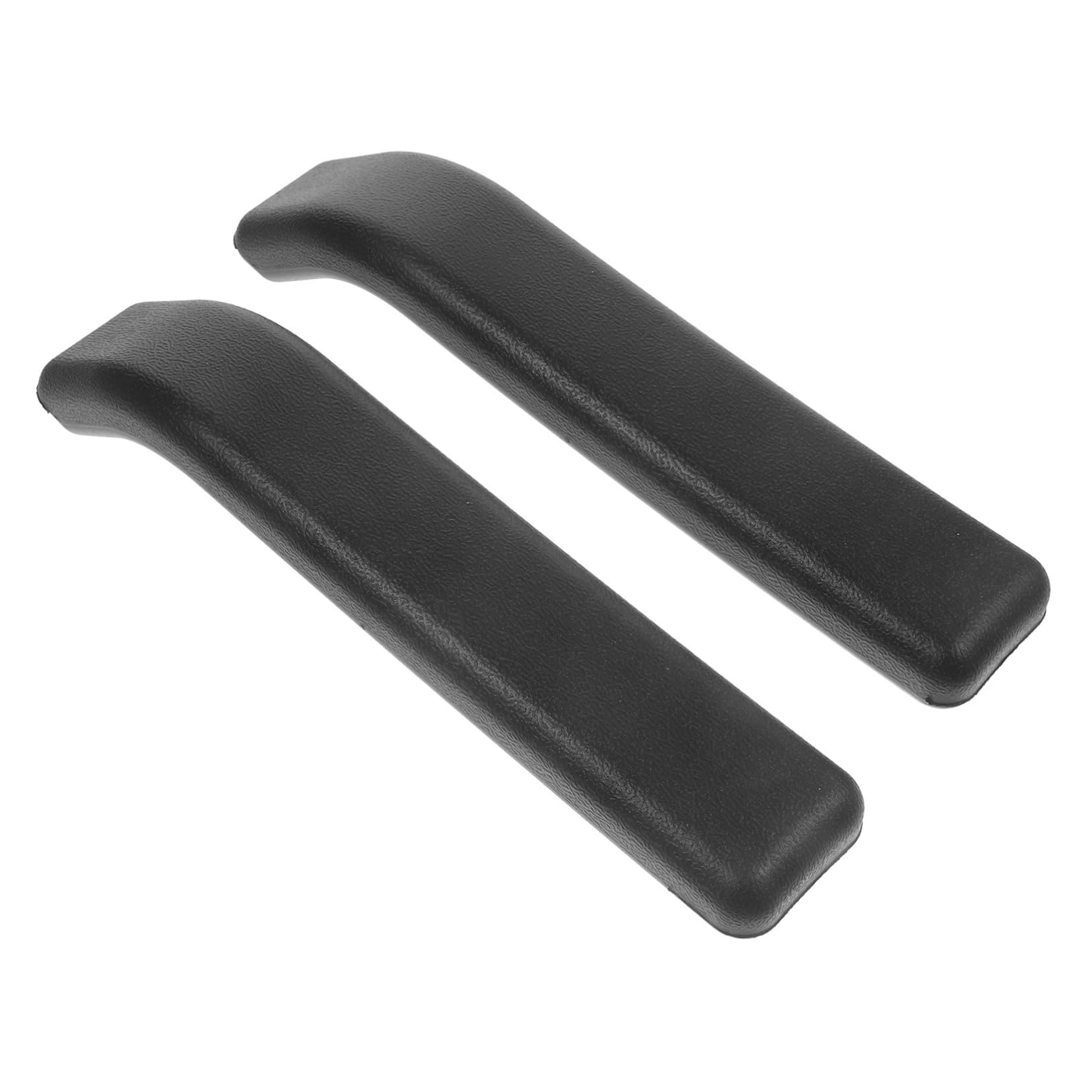 Operitacx 4 Paia CAM POSSO ARM guidare parti della Accessori Gel braccioli bracciolo Parti di sostituzione della forniture per sedie a rotelle plastica Black