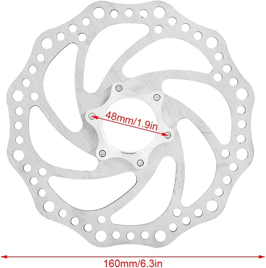 Amazon.co.jp: 自転車ディスクブレーキローター 160mm ステンレス Amazon.co.jp: 自転車ディスクブレーキローター 160mm ステンレス