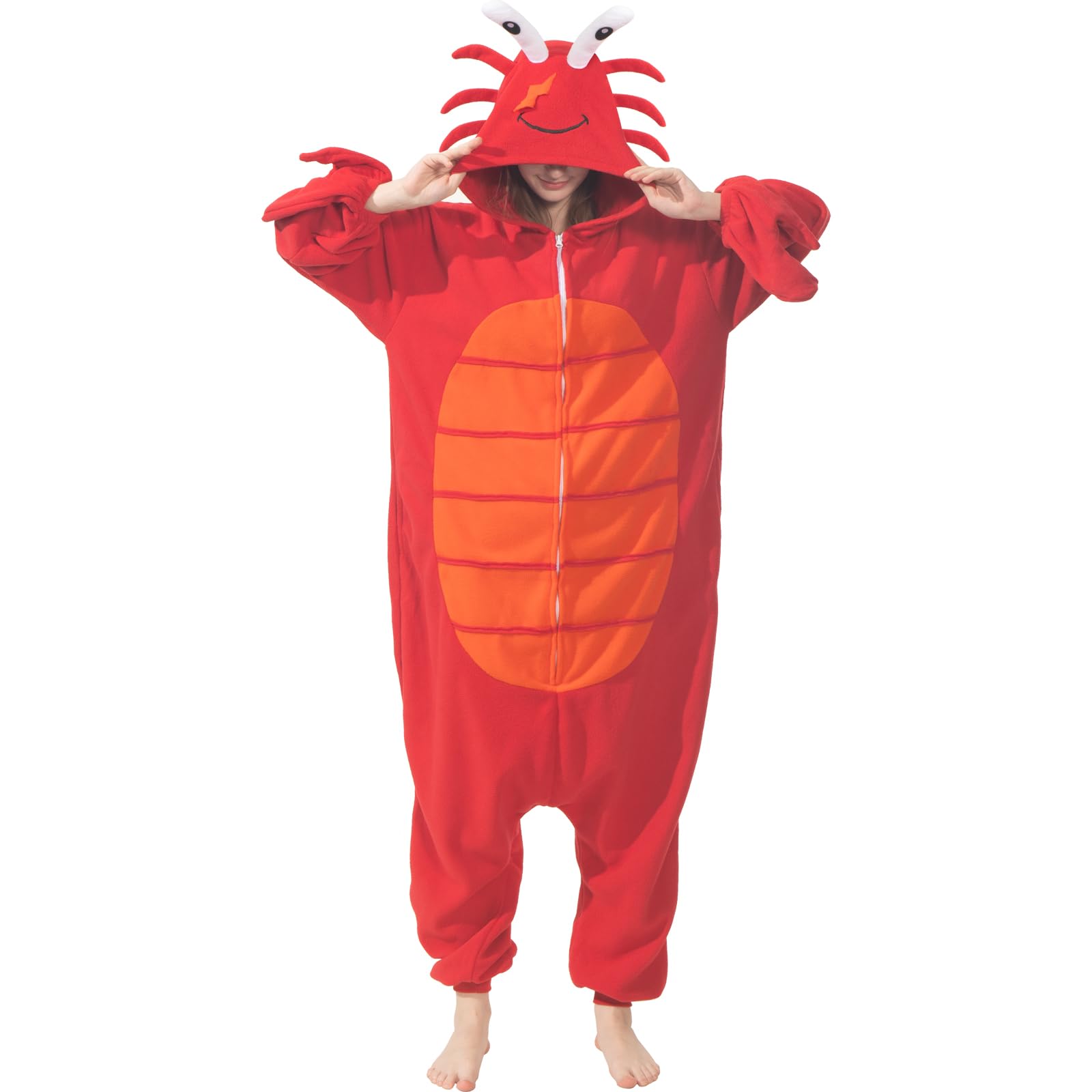 Pigiama intero per adulti, motivo: creature marine