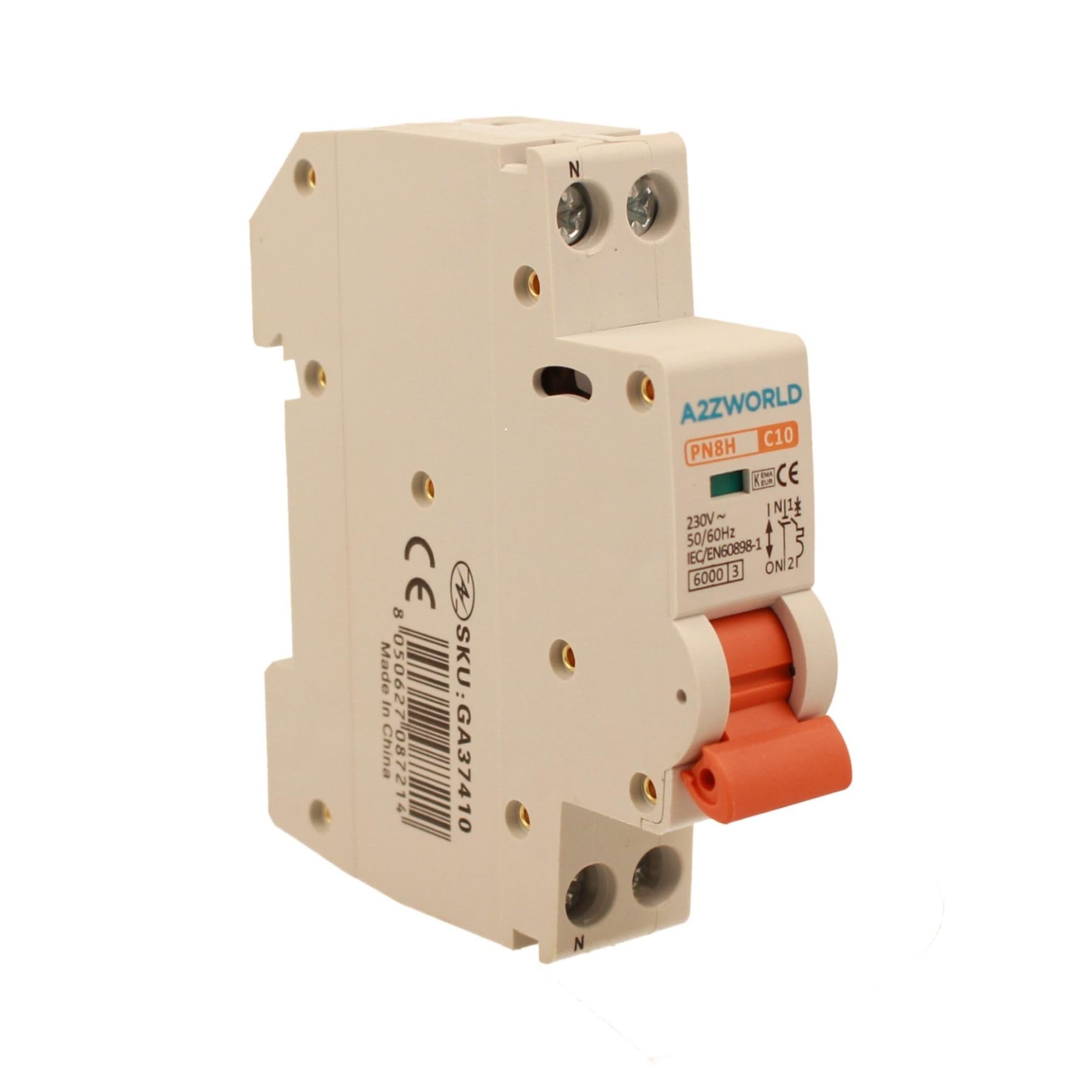  Stotz Life Saver Automatic Circuit Breaker 1P+N 220 V C10 10A per DIN Module - Protezione Elettrica per Case e Uffici
|