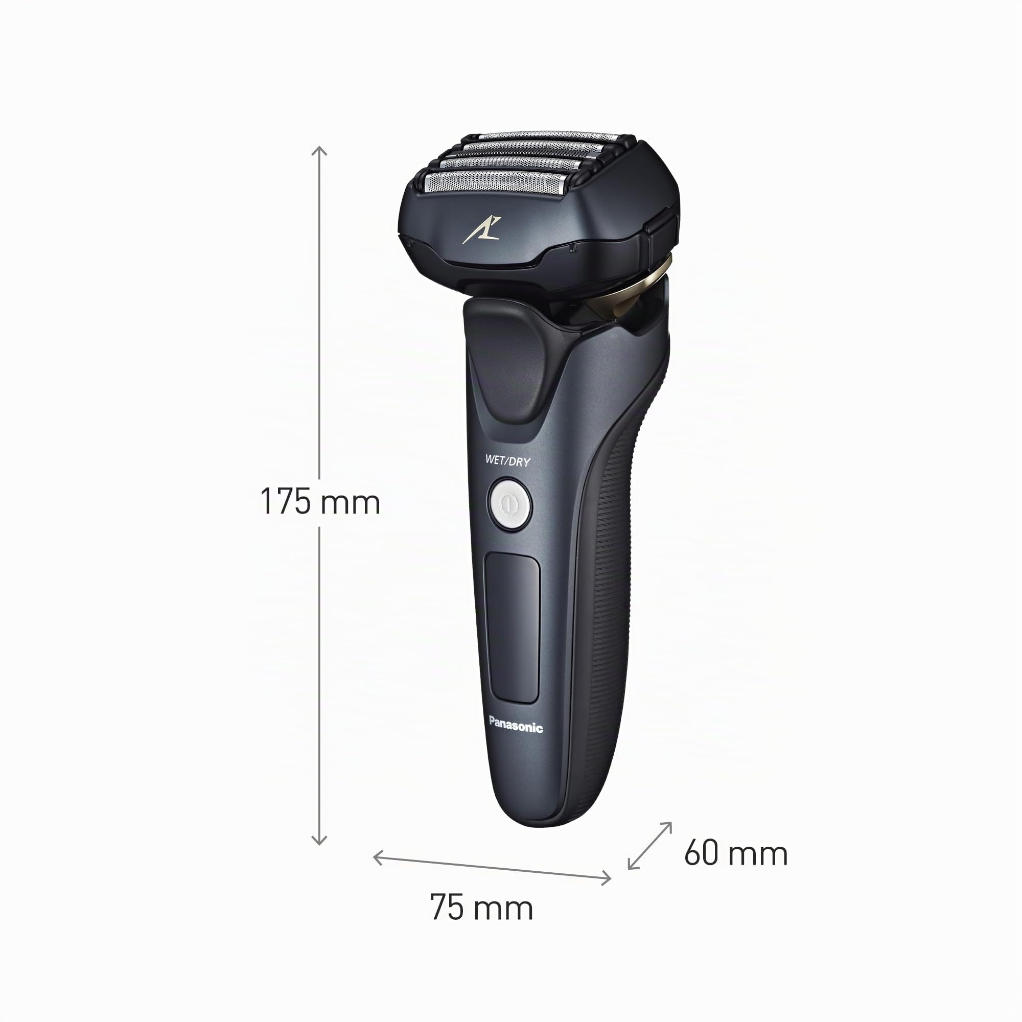ES-LV97 Afeitadora eléctrica de 5 cuchillas con sensor para barbas con gran capacidad de respuesta, soporte de carga y uso en seco y en mojado