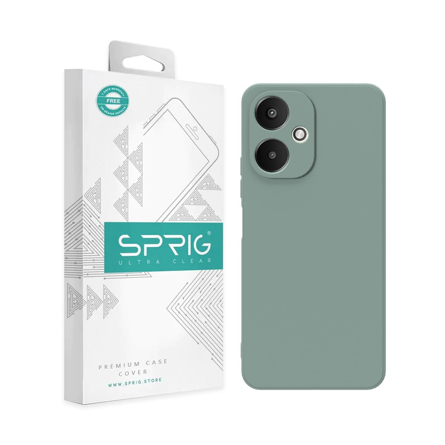 SPRIG Compatible with Redmi 13C 5G Clear Premium Back Cover Drop Tested Shock Proof Mobile Case for Men,Women,Boys and Girls with Camera Protection (Light Green) (B0DF5DY72S) Amazon Price History, Amazon Price Tracker