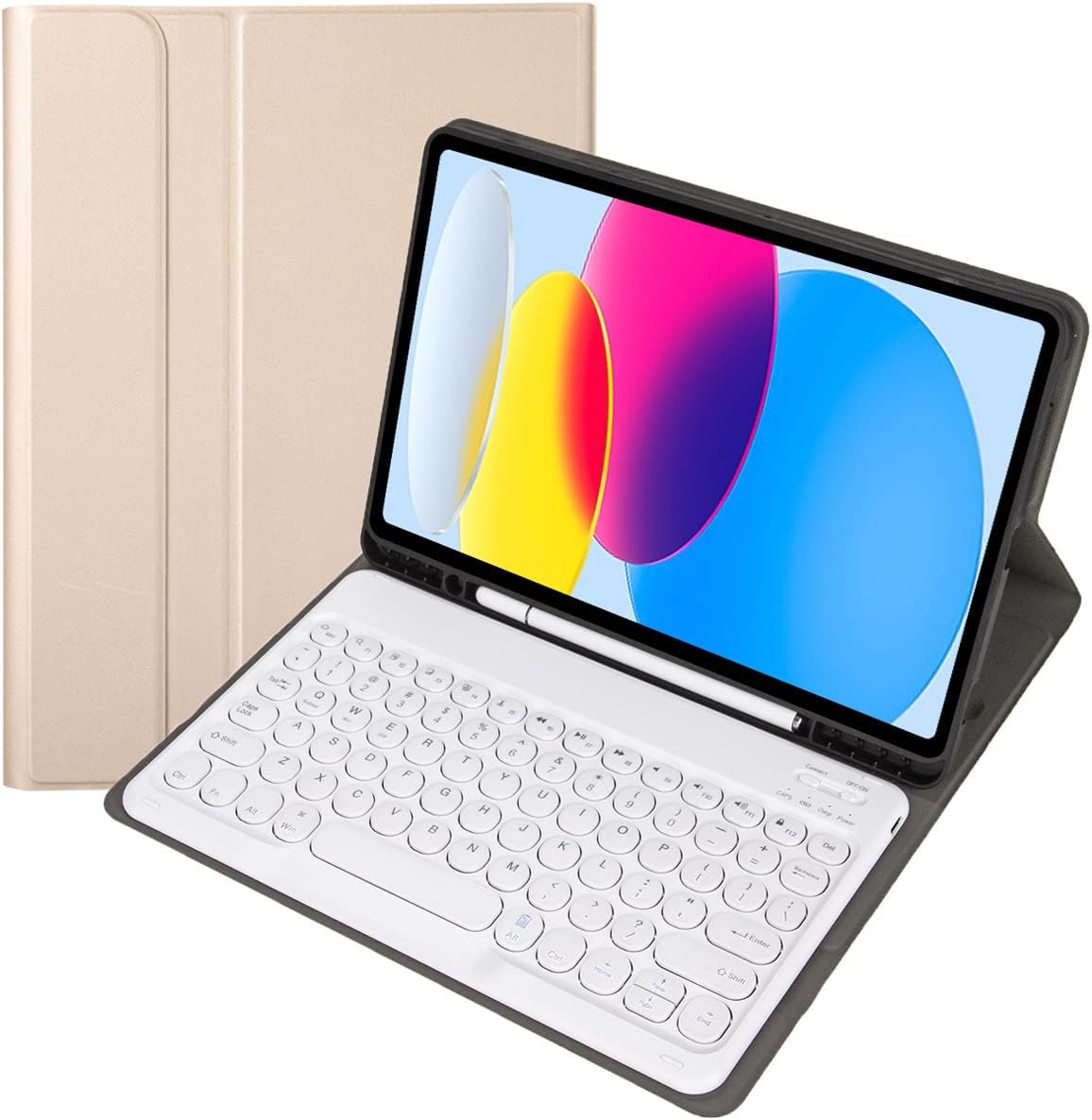 ZOMUN Keyboard Cover Case For Huawei MediaPad T5 10, Wireless Bluetooth - View #13