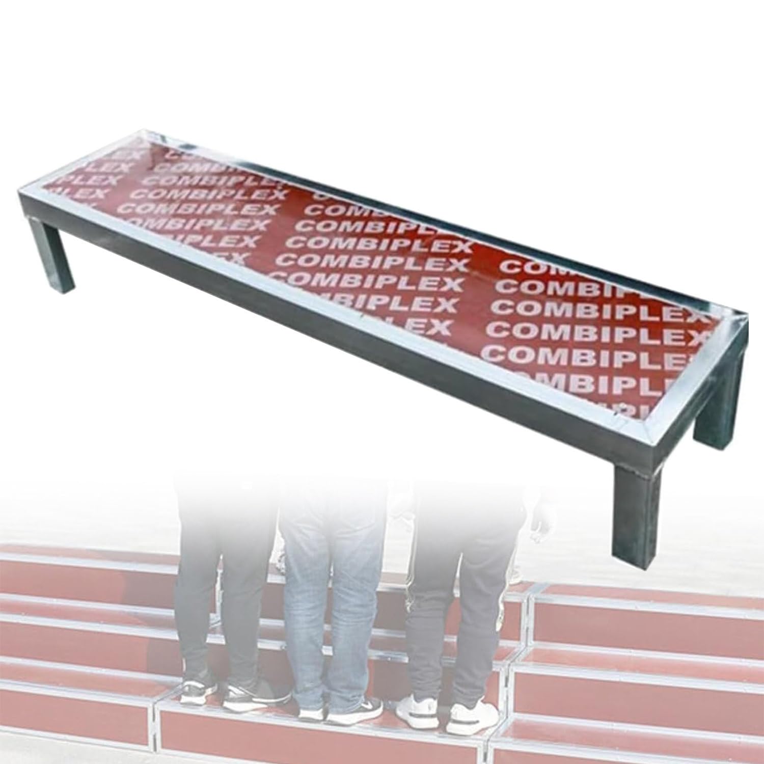 GLBMXDD Portable Choral Risers Choir Stairs Platform,1/2 Level Tiered Tread Steps,for Classroom Church Group Photo Lectern Podium Staircase Stand Tiered Tread Steps Ordinary-1Tier