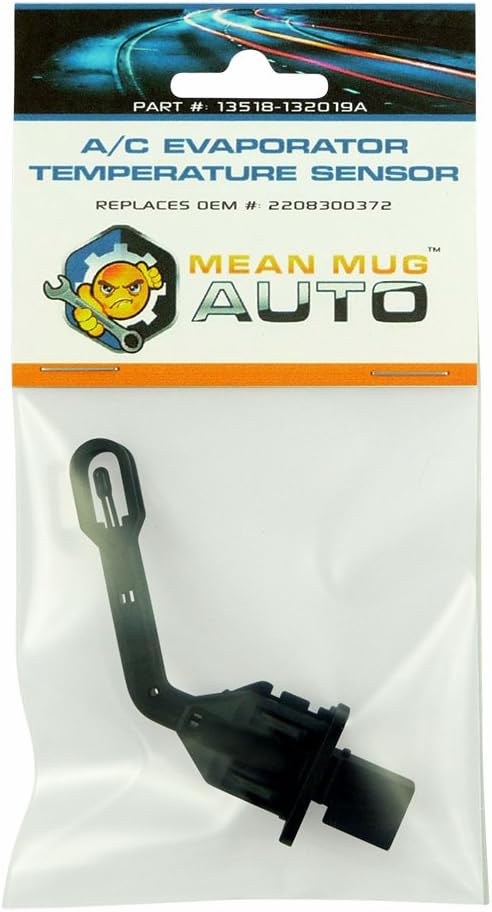 Mean Mug Auto 13518-132019A A/C Evaporator Temperature Sensor - For: Mercedes-Benz - Replaces OEM #: 2208300372, 2208300772, 351080401