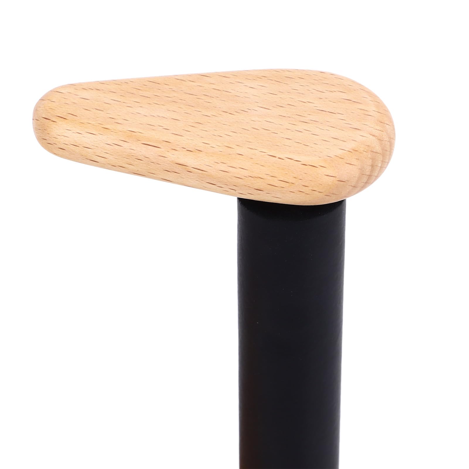 Soporte de pared para guitarra de madera, diseño dividido Horizontal, colgador de exhibición que ahorra espacio (Con higrómetro)