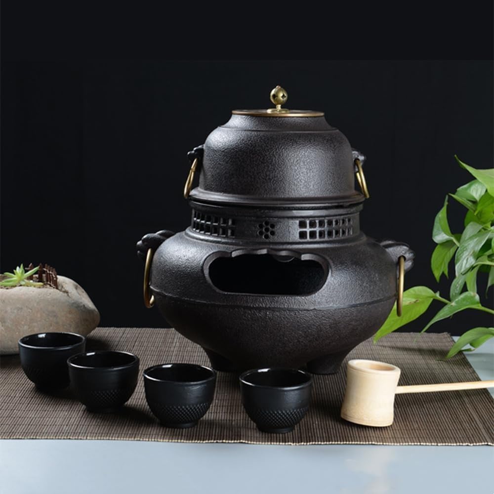 茶道具　松地紋　阿弥陀堂釜　唐銅　面取風鑪 茶道具 松地紋 阿弥陀堂釜 唐銅 面取風鑪（通販販売【茶道具