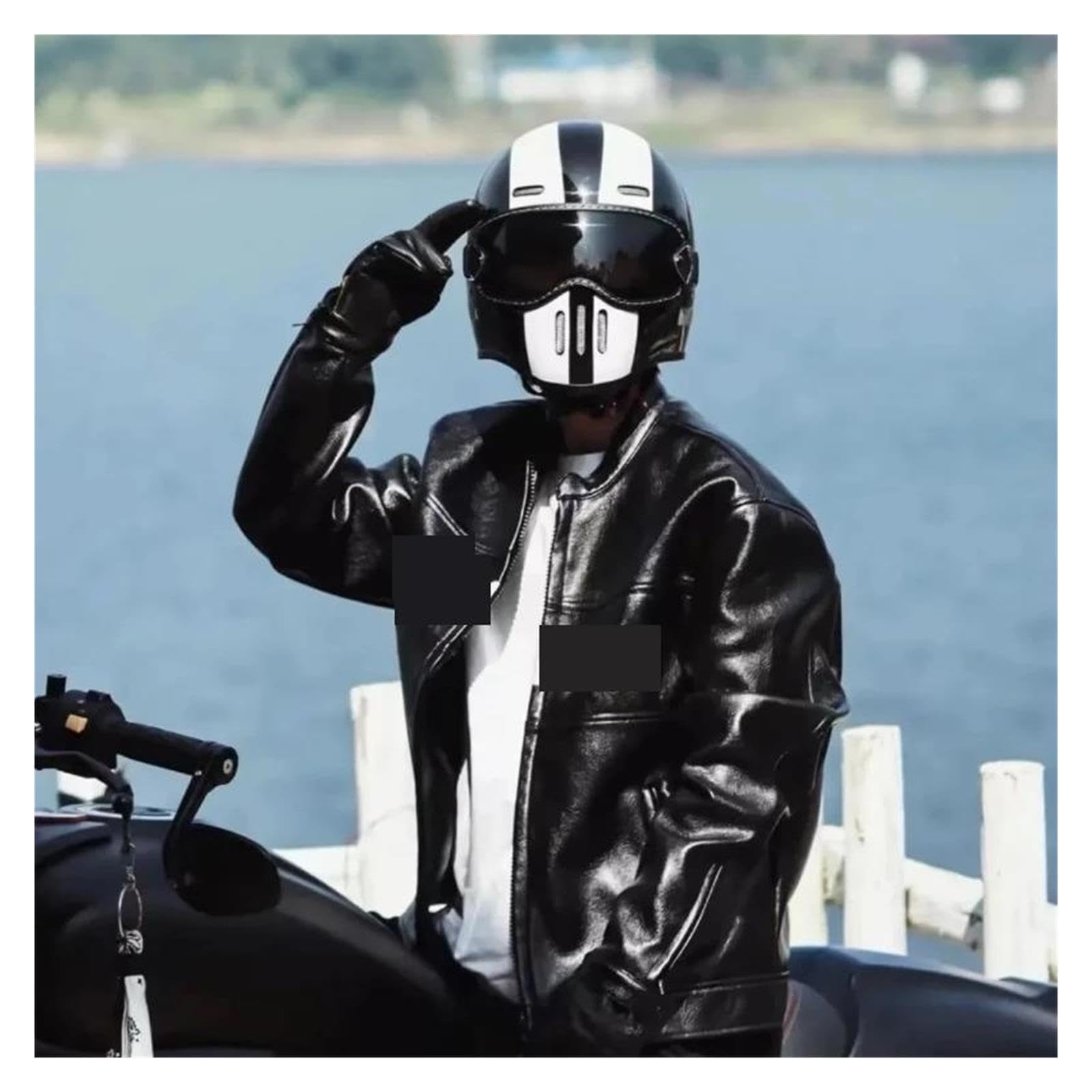 Occhiali da casco Visiera for occhiali da moto vintage esterna
