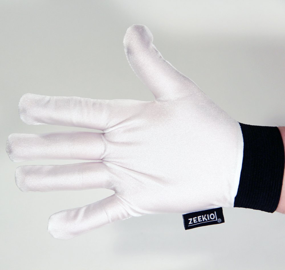 Zeekio Five Finger Yo-Yo Glove - Extra Large White
