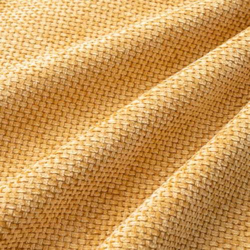 Image of MIULEE Pack of 4 Couch Throw Pillow Covers 18x18 Inch Gold Soft Decorative Chenille Pillow Covers Farmhouse Accent Cushion Covers for Boho Spring Home Decor Sofa Bedroom Living Room