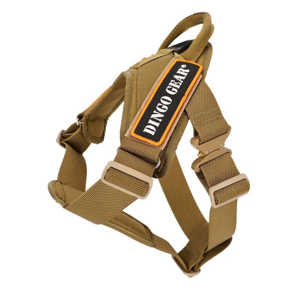 DINGO GEAR Epic Hundegeschirr Aus Leder – Größe L (Brust 75-90 Cm), Mit Griff