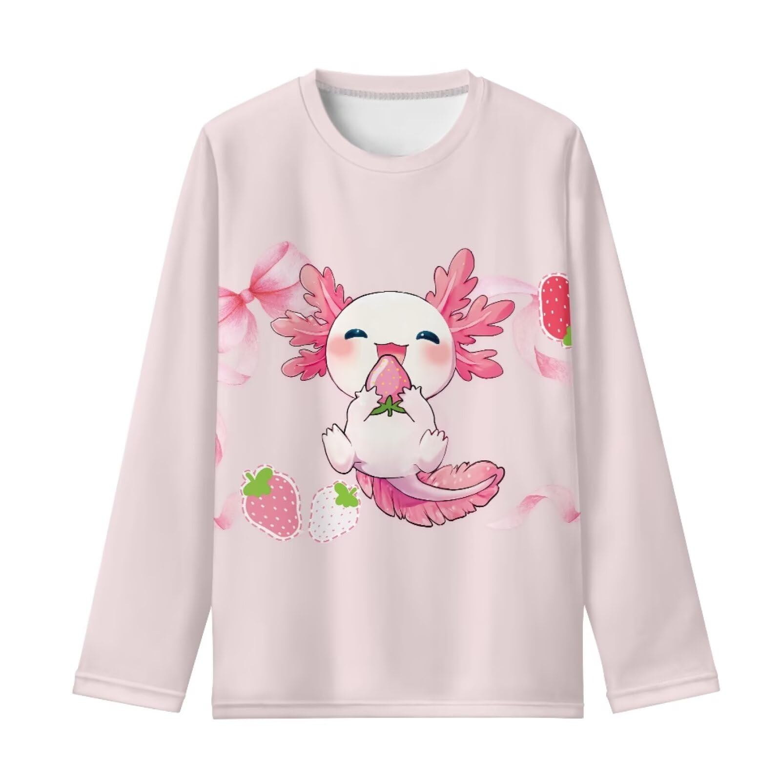 Long Sleeve Shirts for Girls Casual Crewneck Tops Fall Winter Outfits for 3-16 Years Old