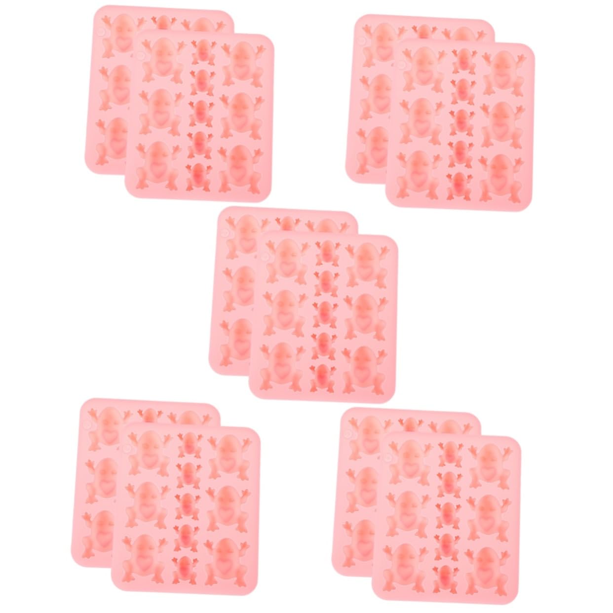 SHINEOFI 10pièces Moule Forme De Grenouille Pour Chocolat Bonbons Et Desserts Pour Pâtisserie Fêtes