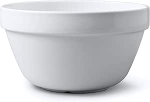 Wm Bartleet &amp; Sons Traditional Porcelain Pudding Basin (20cm/1.25ltr/2pt) – White